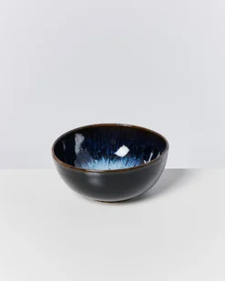Alcachofra Geschirr-Set schwarzblau 8-teilig