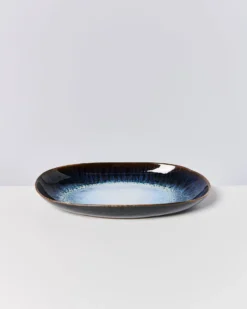 Alcachofra Servierplatte L schwarzblau
