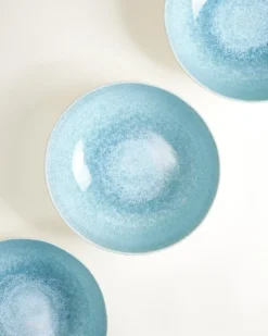 Alcachofra Servierschale grünblau