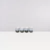 Alcachofra - Set of 4 Espressocups black