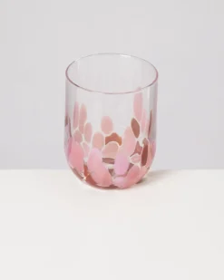 Alegria Glas groß bernstein rosa