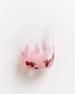 Alegria Glas groß bernstein rosa