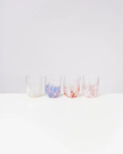 Alegria Glas groß lila blau