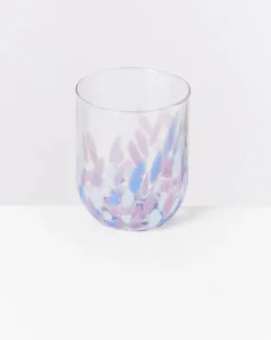 Alegria - Set of 4 glasses large drops lilac