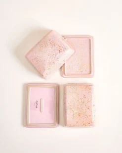 Alojamento Butterdose gesprenkelt rosa