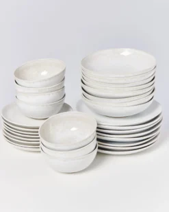 Amado Geschirr-Set weiß 32-teilig