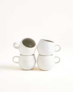 Areia Espressotasse grau 4er-Set