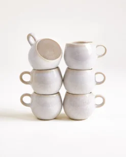 Areia Espressotasse weiß 6er-Set