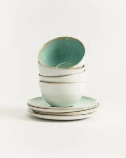 Areia Frühstücks-Set mint 8-teilig