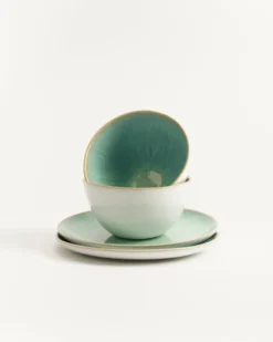 Areia Frühstücks-Set mint 4-teilig
