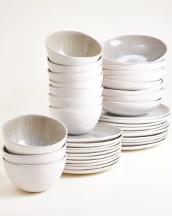 Areia Geschirr-Set grau 40-teilig