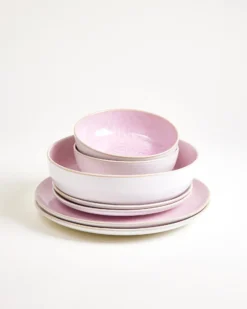 Areia Geschirr-Set modern rosé 7-teilig