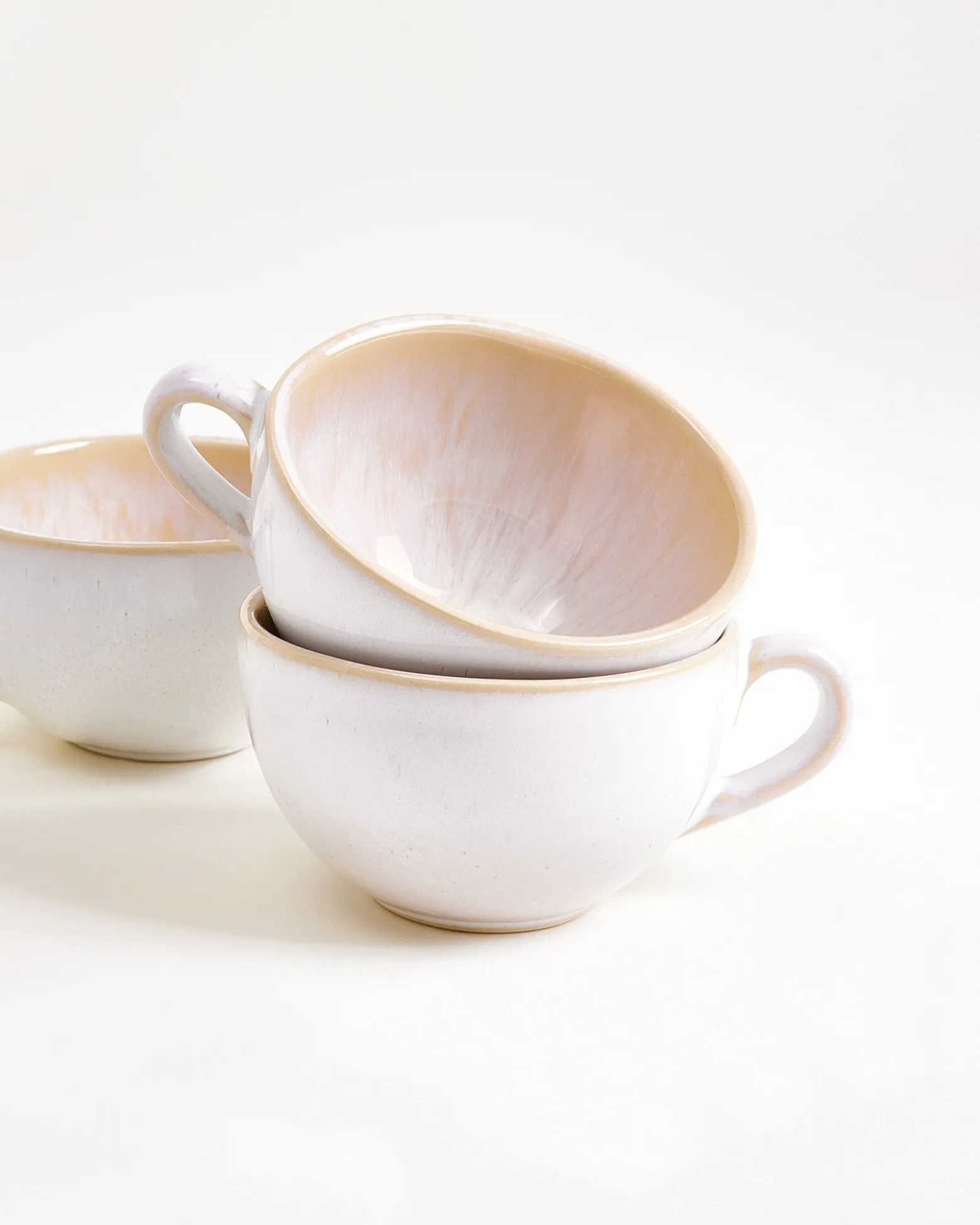 Areia 4-Piece Set Cappuccino Cup & Small Saucer classic sand
