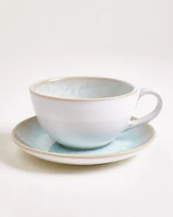 Areia 6-Piece Set Teacup & Large Saucer classic azure