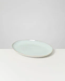 Areia Servierplatte L oval azur