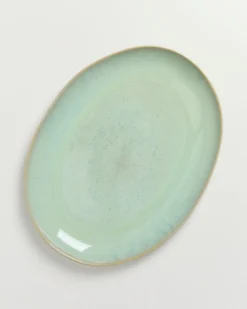 Areia Servierplatte L oval mint