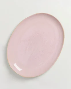 Areia Servierplatte L oval rosé