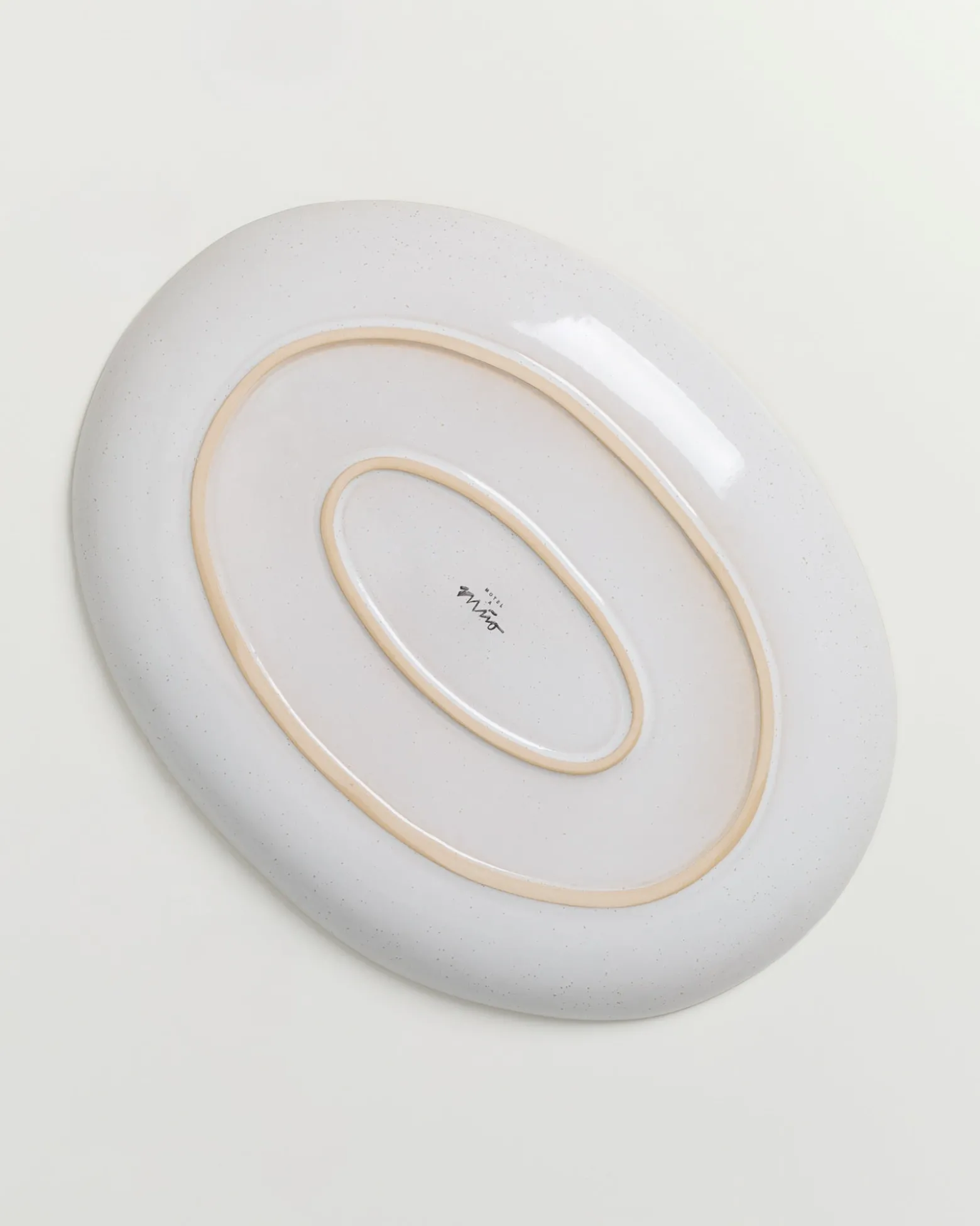 Areia Servierplatte L oval sand