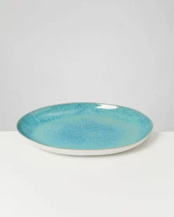 Areia Servierplatte XL oval aqua