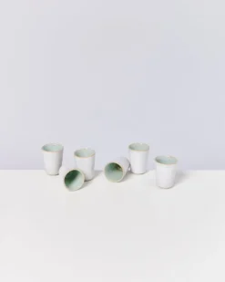 Areia - Set of 6 Espressocups mint