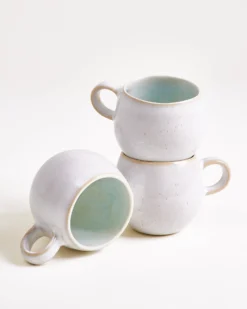Areia - Set of 6 Espressomugs azure