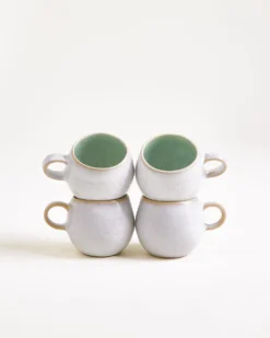 Areia - Set of 4 Espressomugs mint