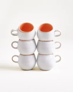 Areia - Set of 6 Espressomugs pink