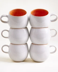 Areia - Set of 6 Mugs big pink