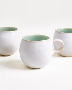 Areia - Set of 4 Mugs small mint