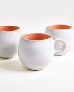 Areia - Set of 4 Mugs small pink