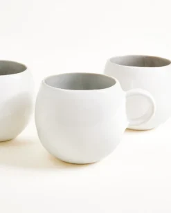 Areia Tasse groß grau 4er-Set
