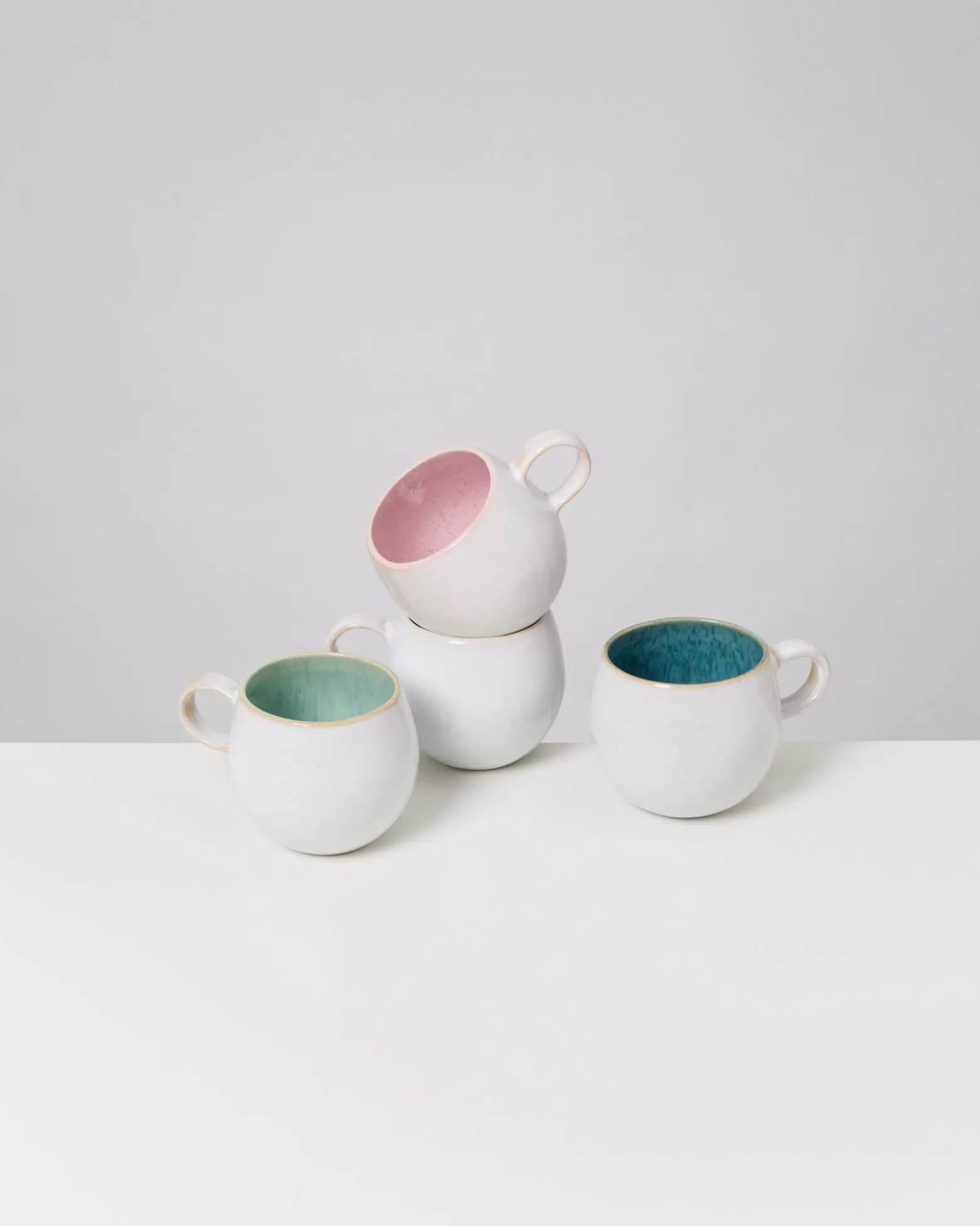 Areia Tasse groß mix 4er-Set