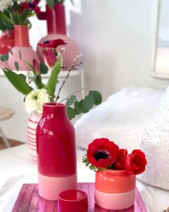 Bebé vase - rose coral