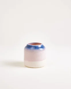 Bebé - Vase S speckled blue pink