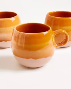 Bica - Large mug orange Set of 6
