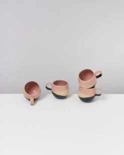 Bica - Mug small pink navy cream