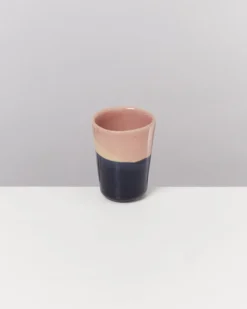 Bica - Set of 4 Espressocups pink navy cream