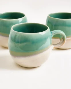 Bica Tasse groß hellgrün sand 4er-Set