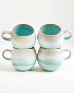 Bica Tasse groß mint 4er-Set