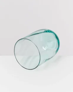Calma Glas groß swirl grün 6er-Set