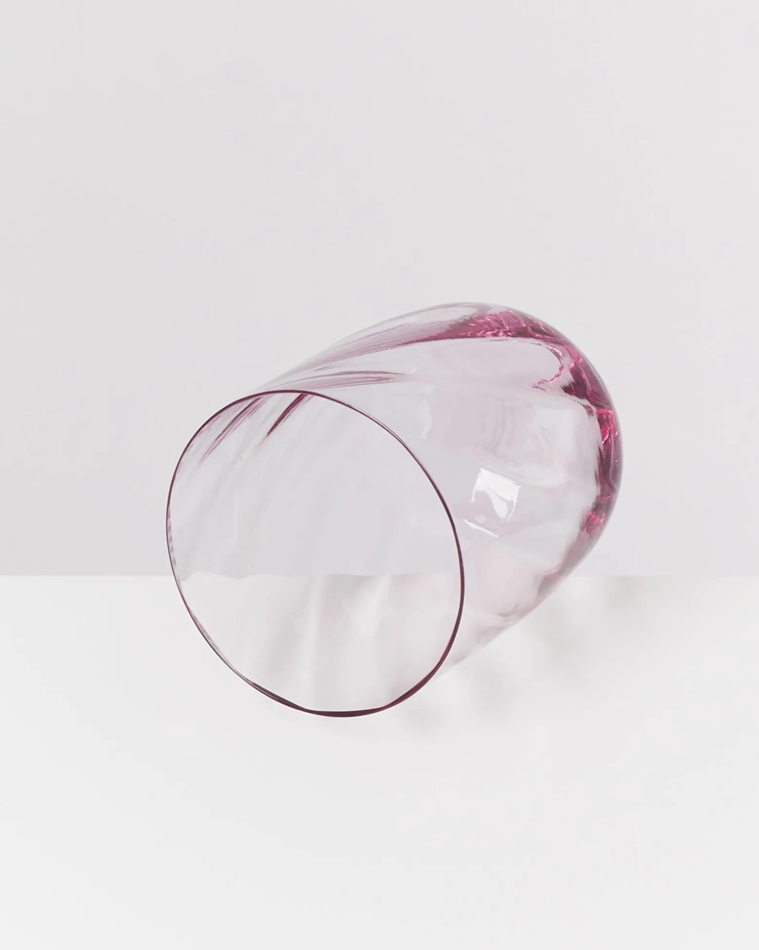 Calma Glas groß swirl lila 6er-Set