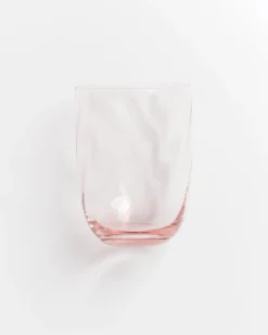 Calma Glas groß swirl rosé