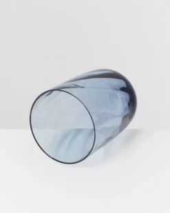 Calma - Glass large swirl blue