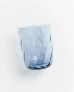 Calma - Glass large swirl blue