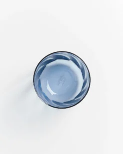 Calma - Glass large swirl blue