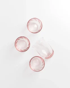 Calma set of 4 glasses large swirl rosé