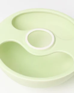 Cogumelo ceramic lamp lime