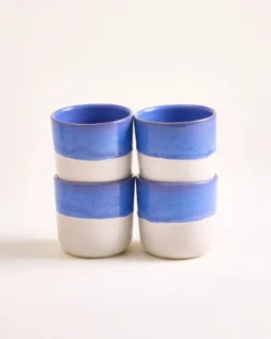 Coimbra Becher groß cornflower 4er-Set