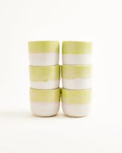 Coimbra Becher klein lime 6er-Set