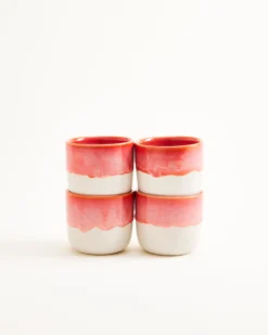 Coimbra Becher klein pink 4er-Set
